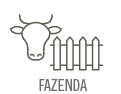 ilustracao de um boi e uma cerca, representando fazenda